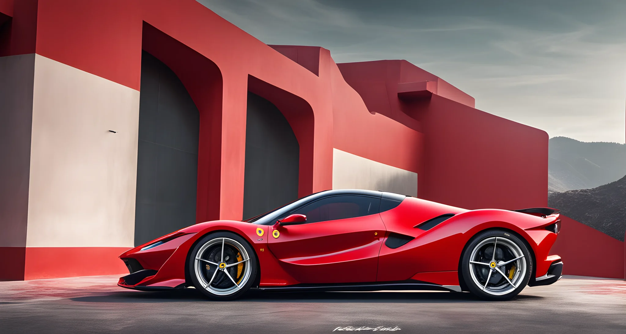 The image shows the 2024 Ferrari SF90 Stradale.