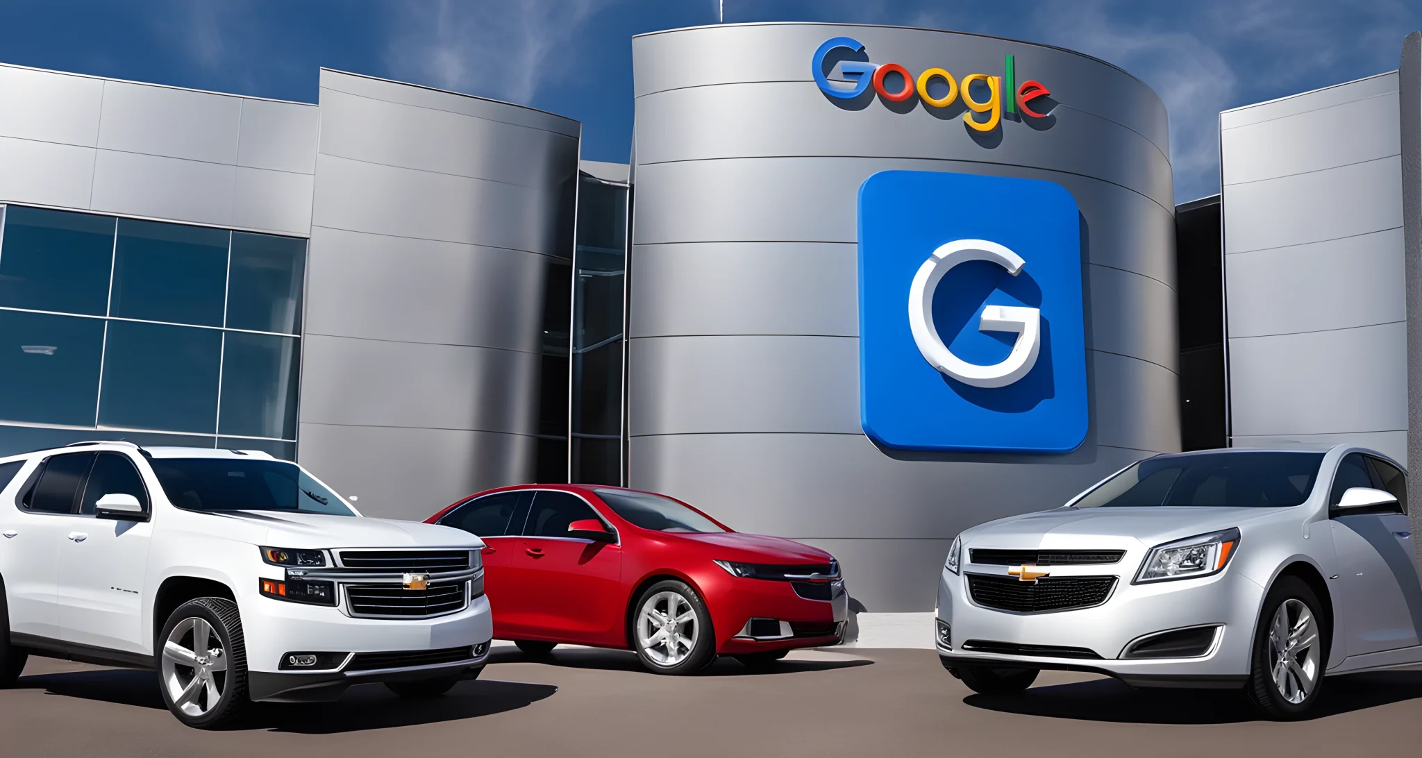 The image shows the logos of General Motors and Google Cloud, symbolizing their partnership for OnStar services.