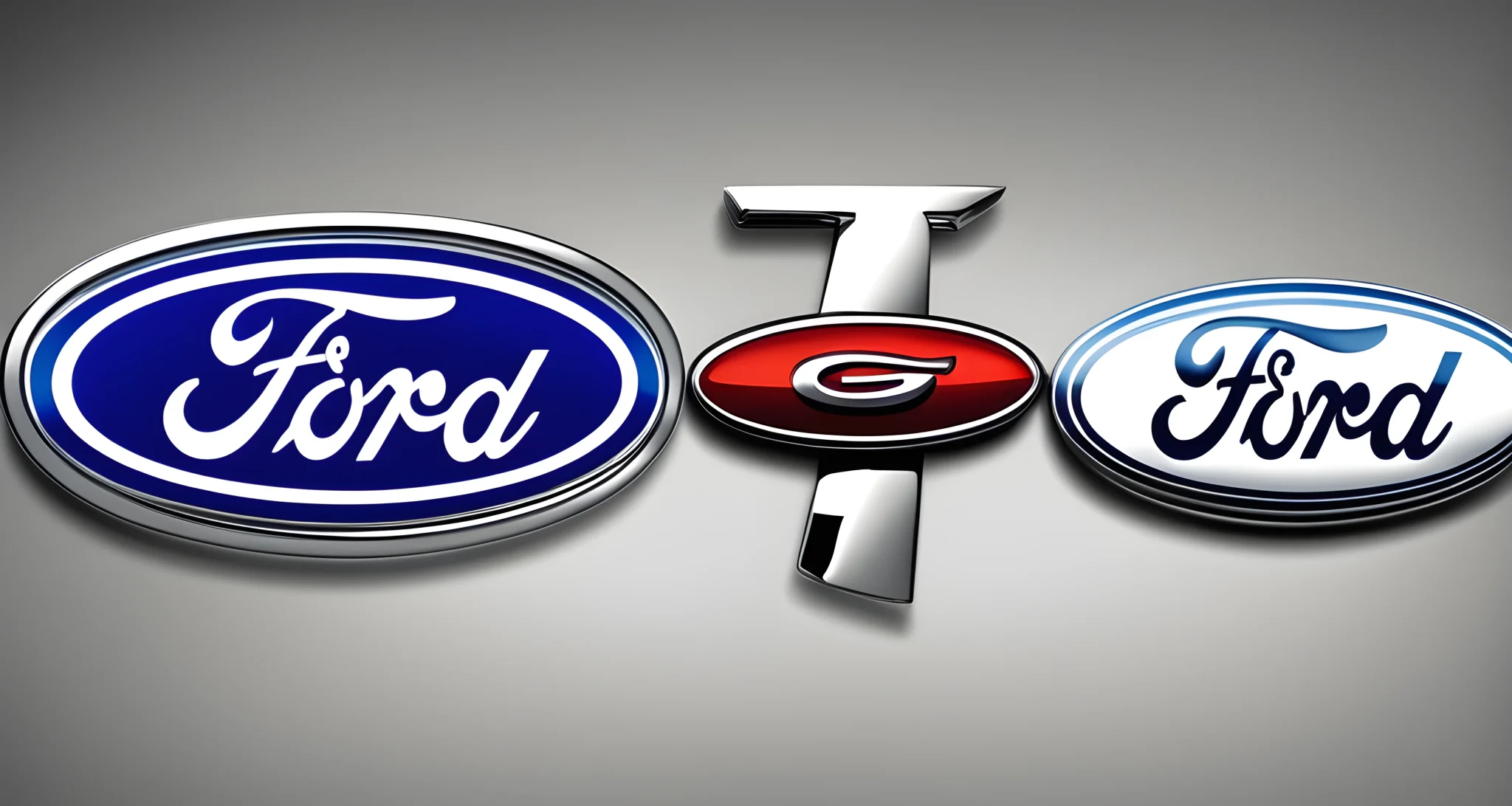 The image shows the logos of General Motors, Ford, and Toyota.